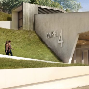 Amphithéâtre 4 - Entrée sur parvis